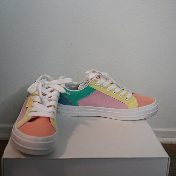 Rocket Dog Cheery Plush Foam Comfort Summer Sneaker Size 9 / Color Block Rainbow - Picture 12 of 12